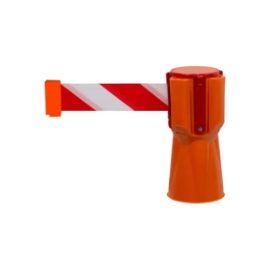 Tensabarrier Cone Topper - Red/White - 3.65m  c/w Anti-Tamper Tape End