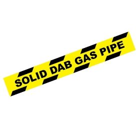 MTP13 - Marking Tape "Solid DAB Gas Pipe" - 48mm x 33m