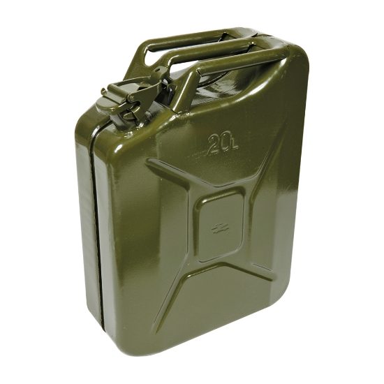 20 Litre Army Type Steel Jerry Can - from Tiger Supplies Ltd - 305-01-75