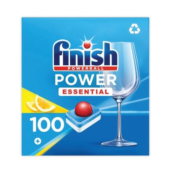 Finish Dishwasher Power Essential Lemon Tablets  - Pack of 100