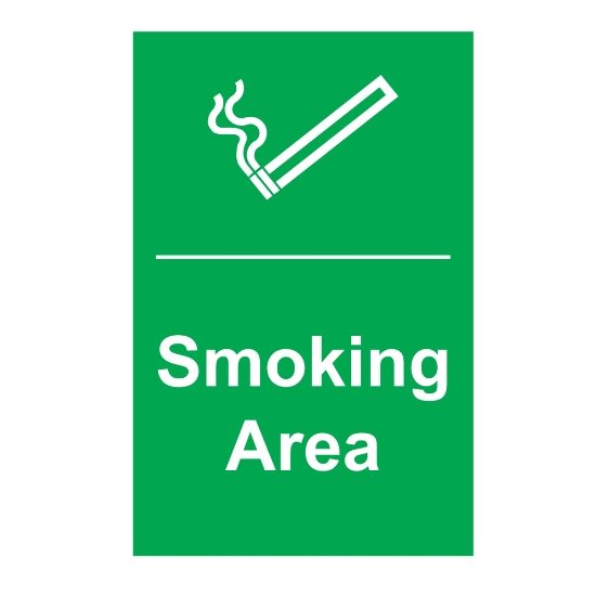 Smoking Area Signage