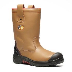 VR690 Grizzly Fleece Lined Tan Rigger Boots