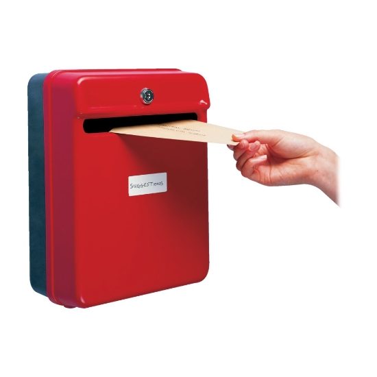 Helix Internal Post Suggestion Box - Red