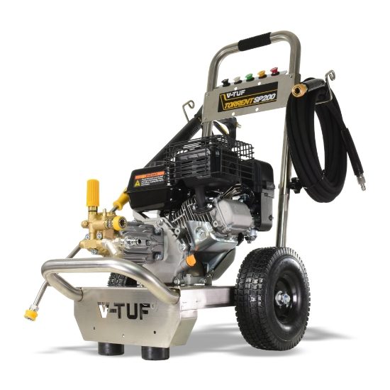V-TUF Torrent SP200 Industrial 7HP Petrol Pressure Washer - 2755PSI