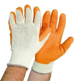 Orange Grip Gloves