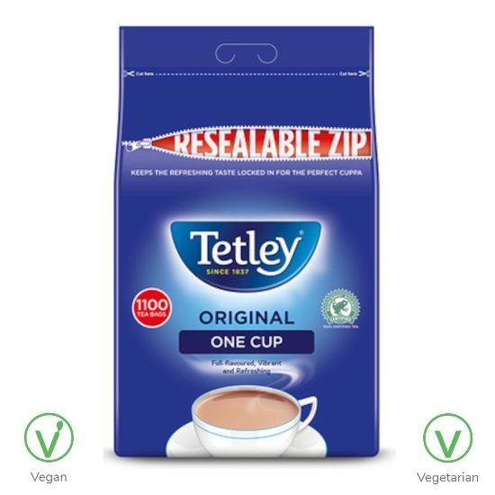 Tetley Tea Bags - Pack of 1,100