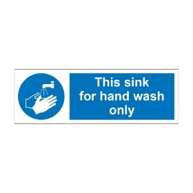 This Sink for Hands Wash Only 300mm x 100mm