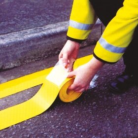 Preformed Thermoplastic Road Markings, Yellow or White - from Tiger Supplies Ltd