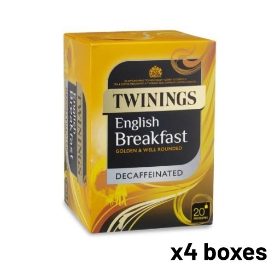 Twinings Decaffeinated Tea Bags - Pack of 80
