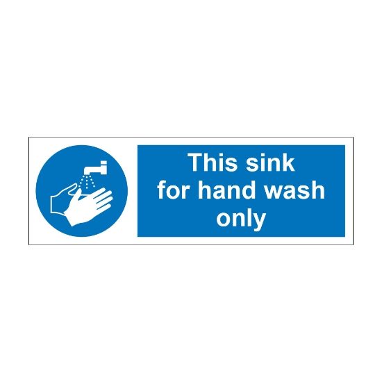 This sink for hand wash only-1mm-pvc