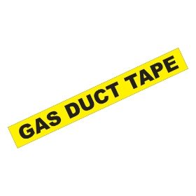 First Fix Gas Duct Tape 48mm x 33m Yellow