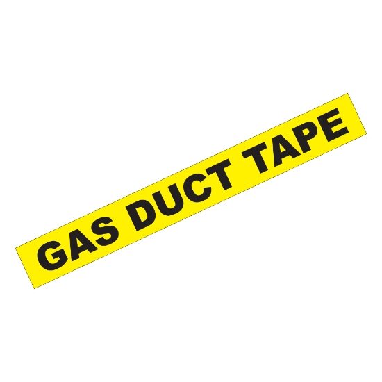 First Fix Gas Duct Tape 48mm x 33m Yellow