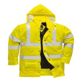 Sealtex 490 Hi Vis Lined Rain Jacket - Yellow