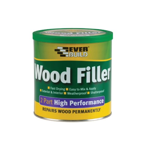 2 Part High Performance Wood Filler - White - 1.4kg