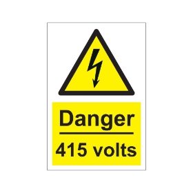 Danger 415 volts  200mm x 300mm