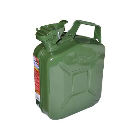 Army Type Steel Jerry Can - 5 Litre