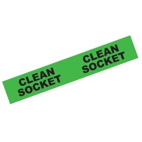 MTP09 - Marking Tape "Clean Socket" - 48mm x 33m