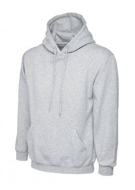 UC502 Classic Hooded Sweatshirt - Heather Grey 