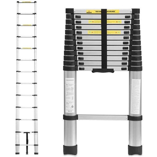 Telescopic Extendable Ladder - 3.8m