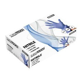 Nitrile Blue Powder Free Disposable Gloves - Box of 100