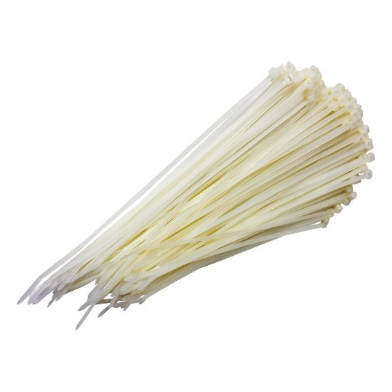 White Cable Ties - Pack of 100