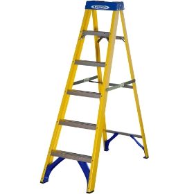 Fibreglass Step Ladder - 6 Tread