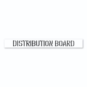 First Fix Stencil - Distribution Board - 150mm x 1334mm x 3mm