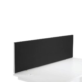 Desk Mounted Screen - Charcoal - 1400mm x 400mm