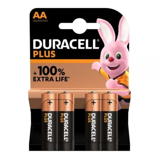 Duracell Plus Batteries - Pack of 4