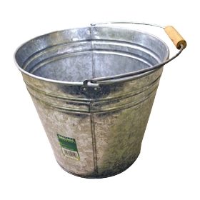 Galvanised Bucket - from Tiger Supplies Ltd - 305-01-65