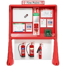 RAMS Board - Fire Point Board - Manual Site Alarm - Red