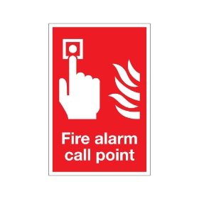 Fire alarm call point 200mm x 300mm