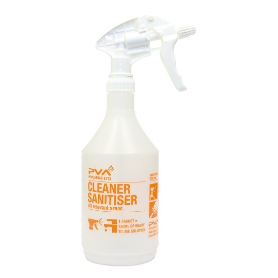 PVA Sanitiser Trigger Spray Bottle (Empty Bottle Only)  - 750ml