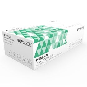 Feelers Latex Powder Free Disposable Gloves - Box of 100