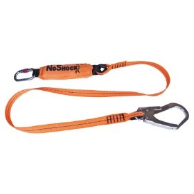 Energy Absorber Lanyard 2m with 1 x Carabiner and 1 x Hook