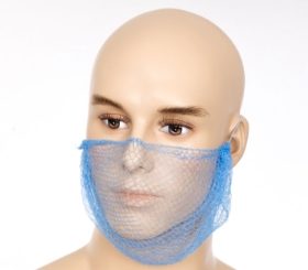 Disposable Beard Masks - Blue - Pack of 36