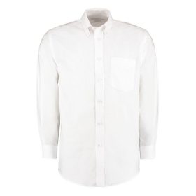 KK351 Mens Long Sleeve Shirt - White