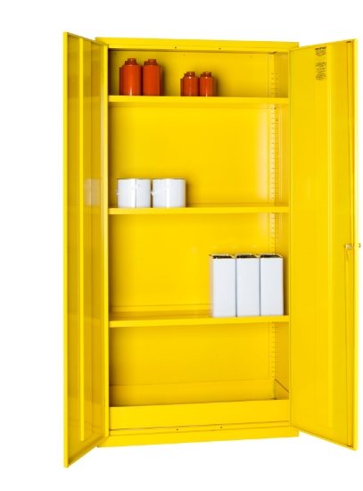 Flammable Liquid Cabinet Two Door - 1800mm x 900mm x 460mm