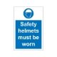 Safety helmets must be worn 