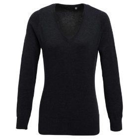 PR696 - Women's V Neck Knitted Sweater