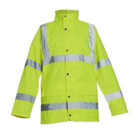 PU Hi Vis Rain Jacket