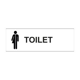 Gender Neutral Toilet - 300x100mm