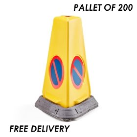 Oxford Triangular Warden No Waiting Cone - 2 Piece - 550mm  - Pallet of 200