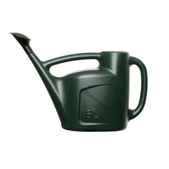 Plastic Watering Can Green - 6 Litre