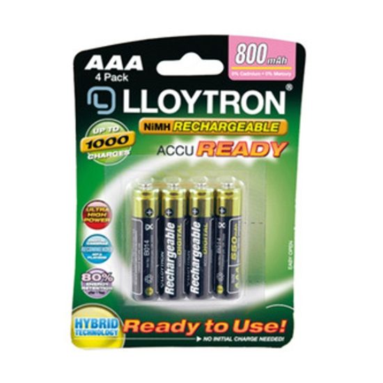 AAA Rechargeable Batteries (LY0009) - Pack of 4