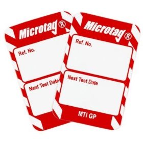Scafftag Microtag Insert - Red - Next Test Date - Clearance