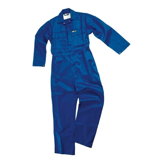 Boiler Suit - Flame Retardant, Navy Blue - from Tiger Supplies Ltd - 135-01-79