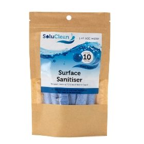 SoluPak Kaiyo Surface Sanitiser Sachet - Pack of 10