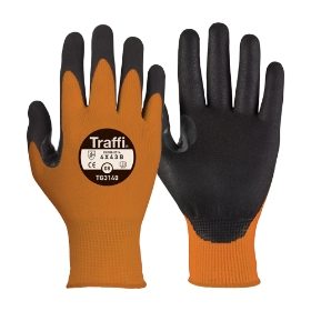 Traffi TG3140 Morphic Cut Level B Amber Glove