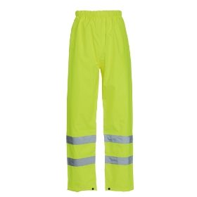 PU Hi Vis Rain Trousers